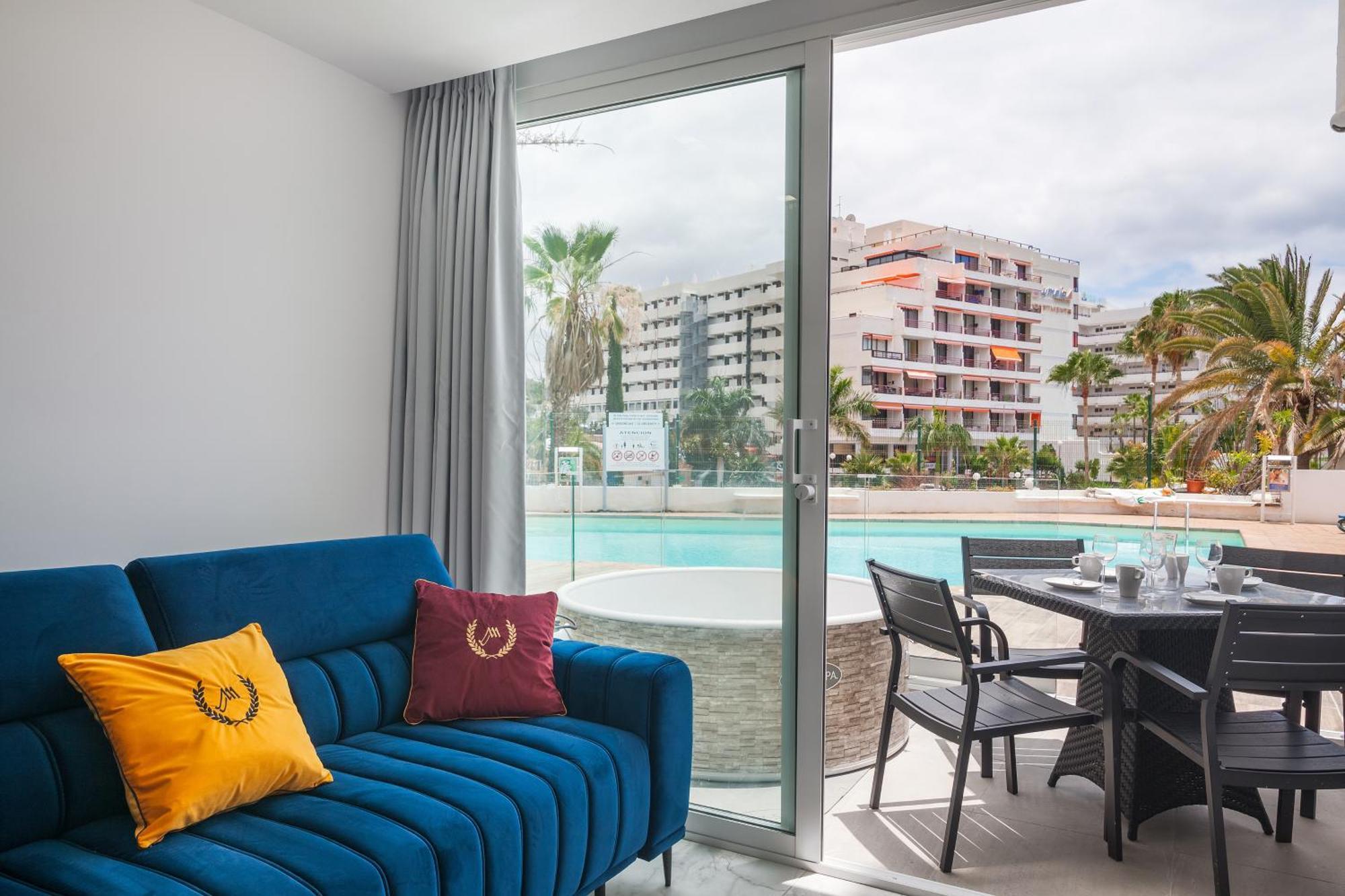 Ponderosa Next To The Pool With Big Terraces Close To The And Siam Park Appartamento *