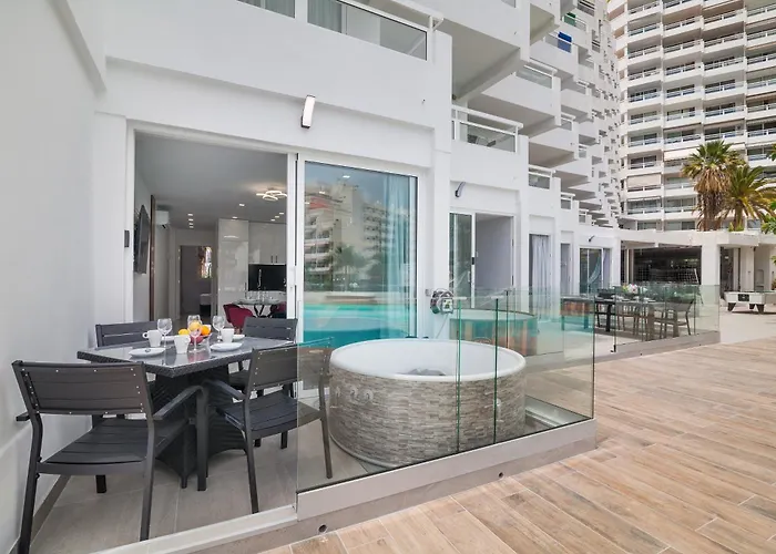 Ponderosa Next To The Pool Apartments With Big Terraces Close To The Beach And Siam Park